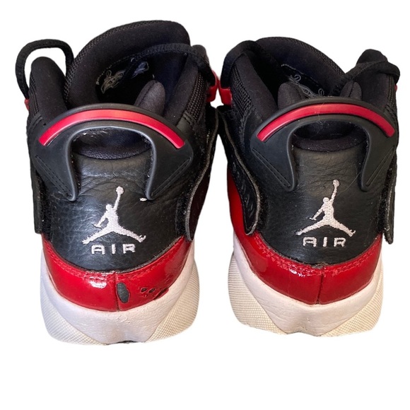AIR Jordan 6 Rings Fitness Red Black Shoes 323419-060 - Picture 6 of 10